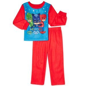 PJ Masks Little Boy's 2 Piece Flannel Pajama Set NWT